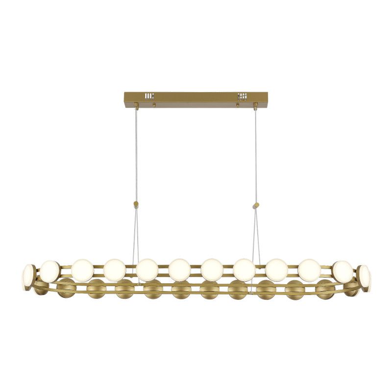 Подвесная люстра 110*42*120 см, 1*LED*50W, 4000K, ST-Luce Monro SL6610.203.26, золотой