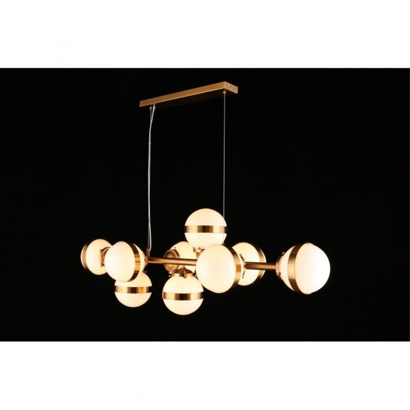 Подвесная люстра 120*40*50-150 см, 9*E27, 40W, Aployt Nika APL.819.03.09, бронзовый