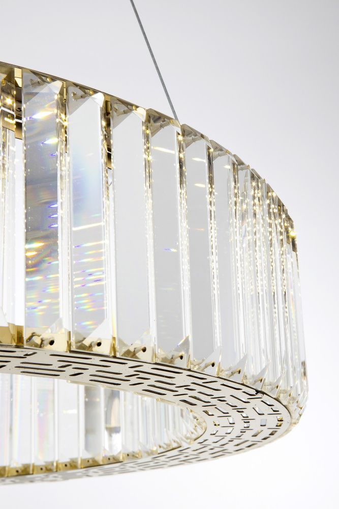 Люстра 60*60*35-120 см, *LED*40W, 4000K, Modestyle  MS.3710.600 BS, Латунь