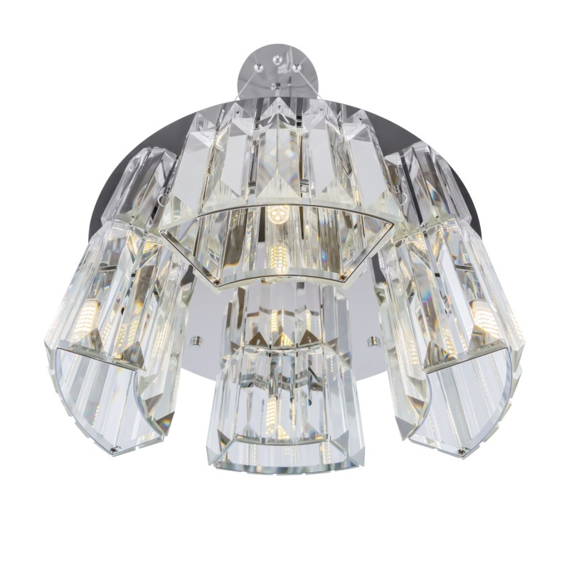 Подвесная люстра Maytoni Colline MOD083PL-04CH, диаметр 40 см, хром