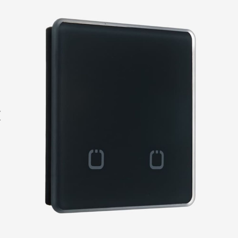 Радиовыключатель сенсорный HiTE PRO SN-R2 (Графит, закругленные углы) HPSW-SNR2-CR
