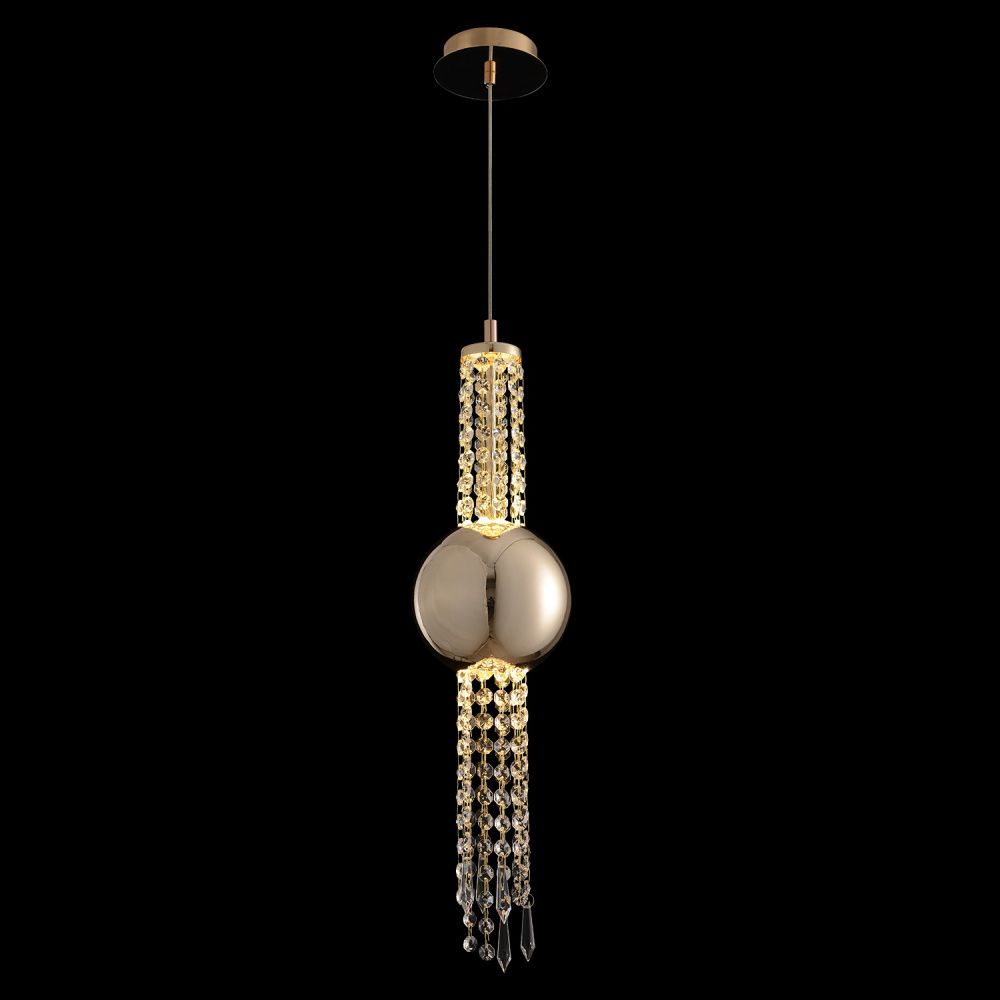 Светильник 15 см, Crystal Lux NAVAJO SP3W LED GOLD, золото