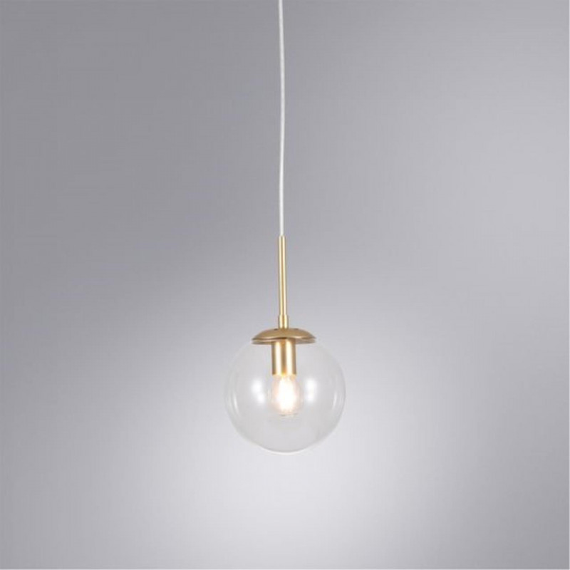 Подвесной светильник 15*28 см, 1*E14 золотистый Arte Lamp Volare A1915SP-1GO