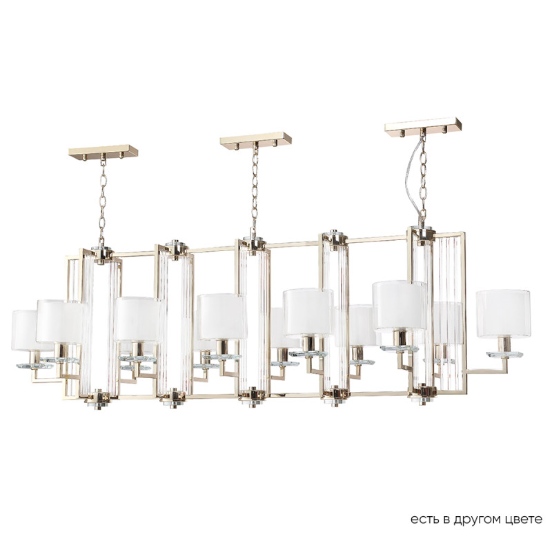 Люстра 158 см, Crystal Lux NICOLAS SP12 L1600 GOLD/WHITE Золото/прозрачный