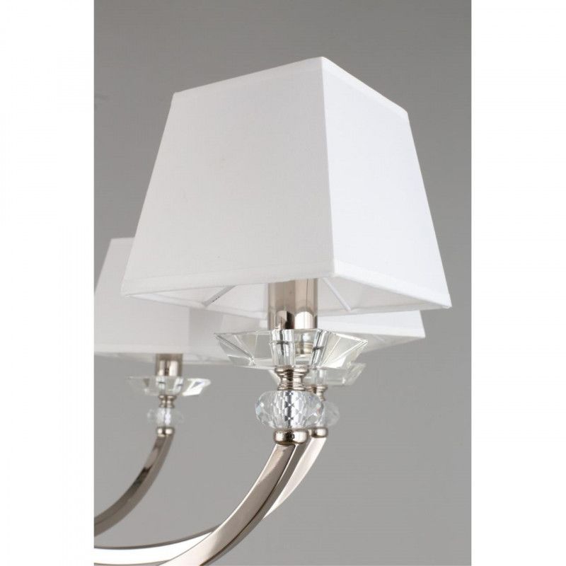 Подвесная люстра 88*70-120 см, 8*E14, 40W, Aployt Gay APL.754.03.08, хром