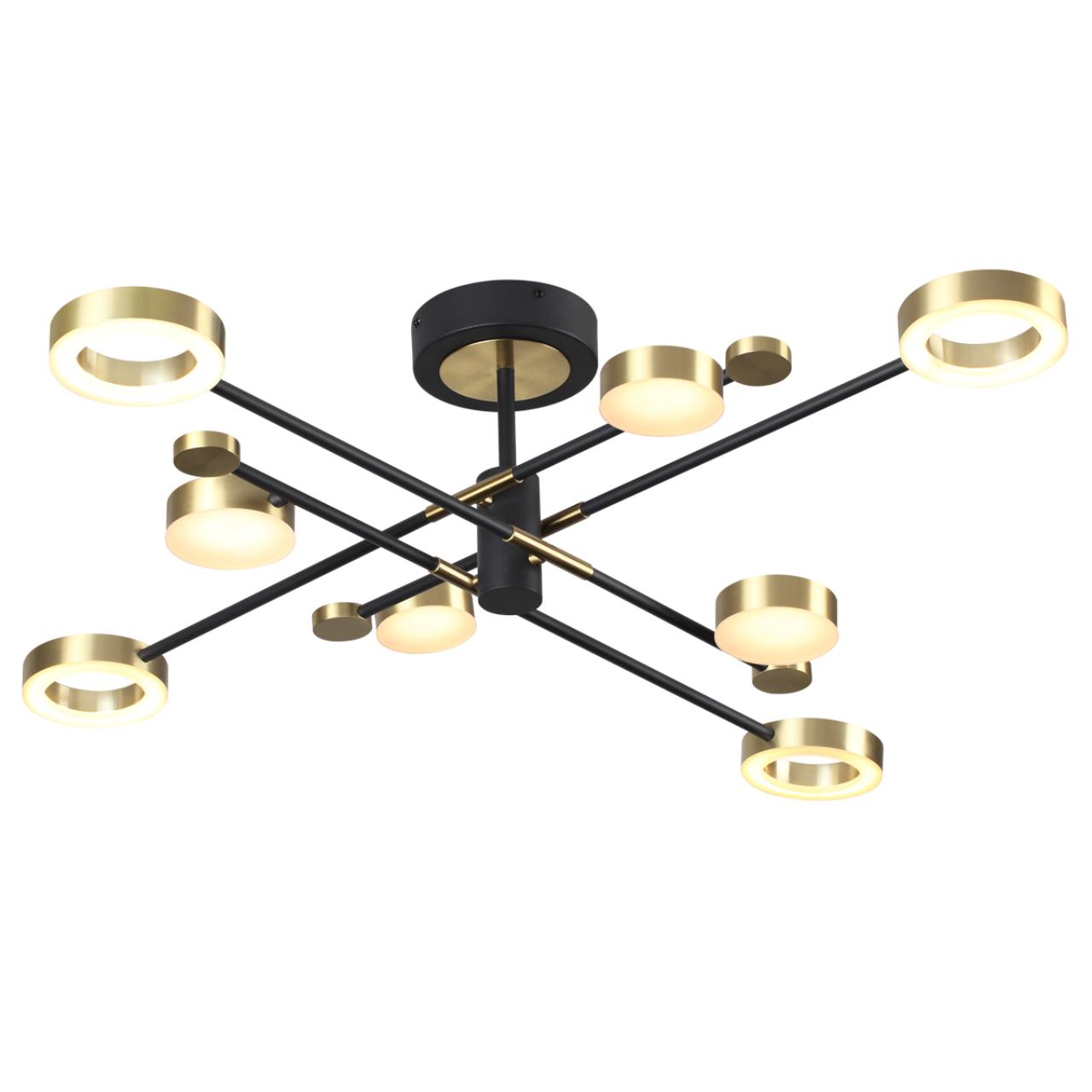 Потолочная светодиодная люстра Диаметр 105 см 63 вт Odeon Light Denzel 4321/63CL
