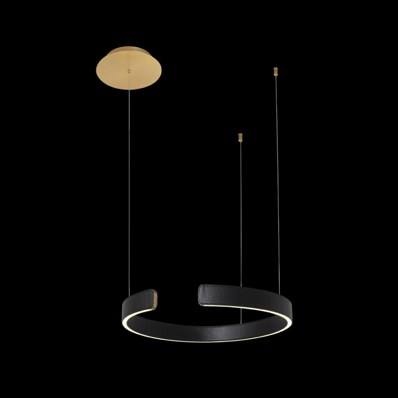 Светильник 40 см, 24W, 3000K, Loft It 10025/400 Black, черный-золото