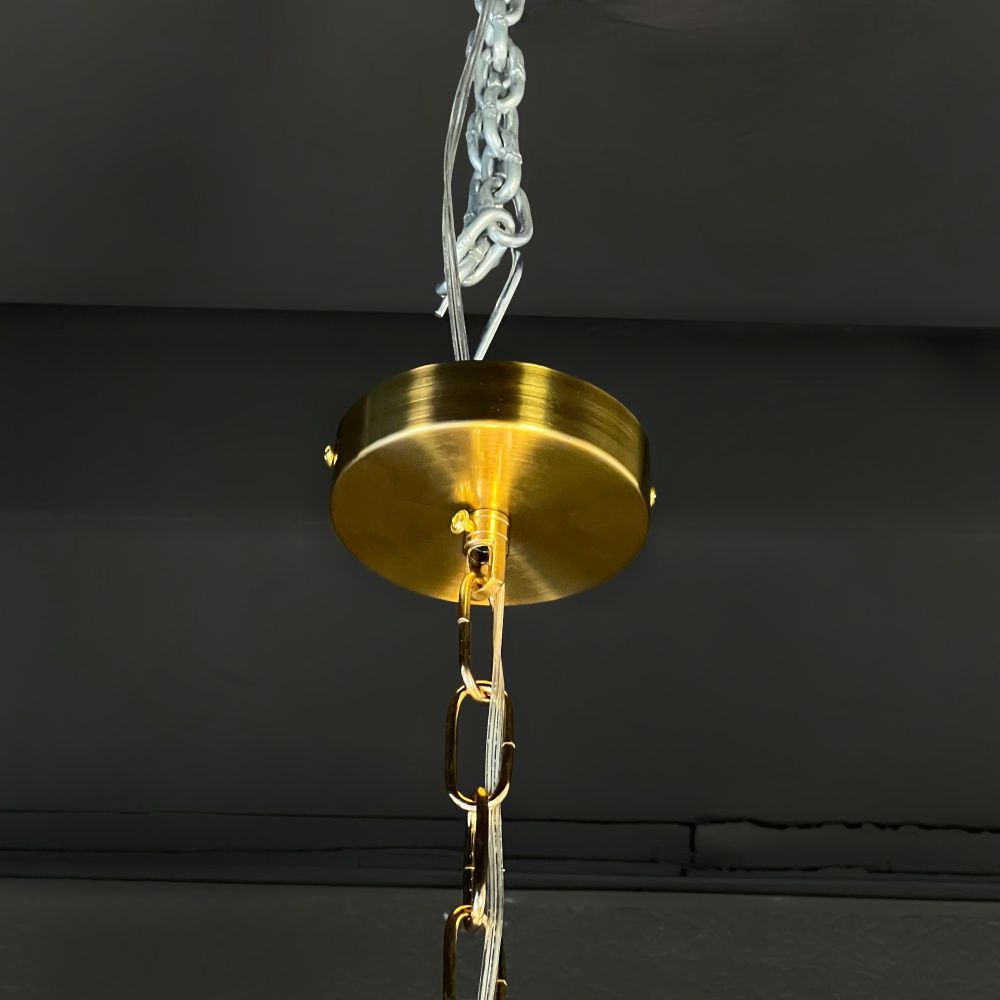 Люстра Antic solo chandelier 55*55*25 см, 6*E14*40W, ImperiumLoft 40.263, Золотистый
