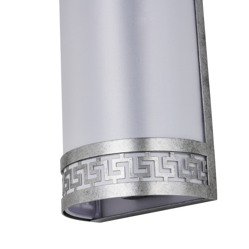 Бра Favourite Exortivus 4010-2W, D115*W180*H485, античного серебра, плафон из белой ткани