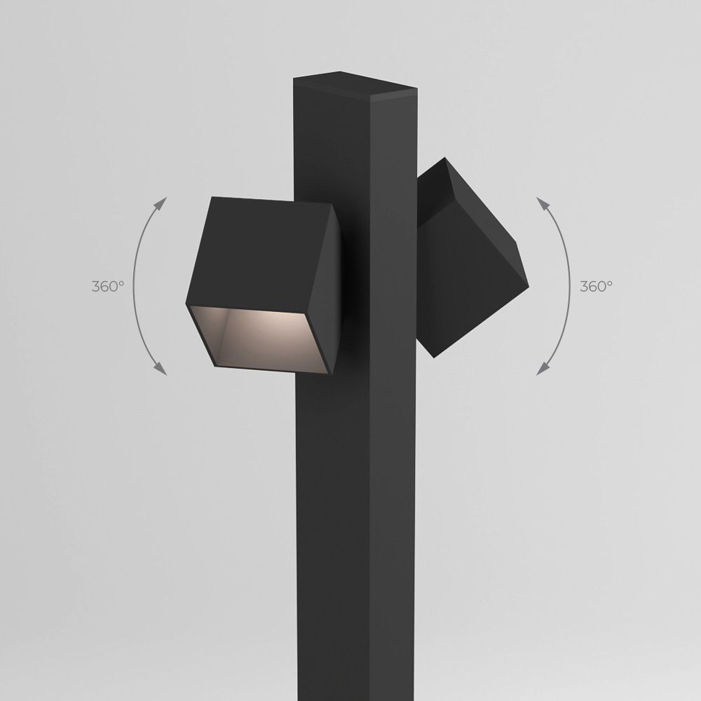 Светильник садово-парковый светодиодный 81 см, 10W, 4000K, Elektrostandard Fjord 35195/F, черный