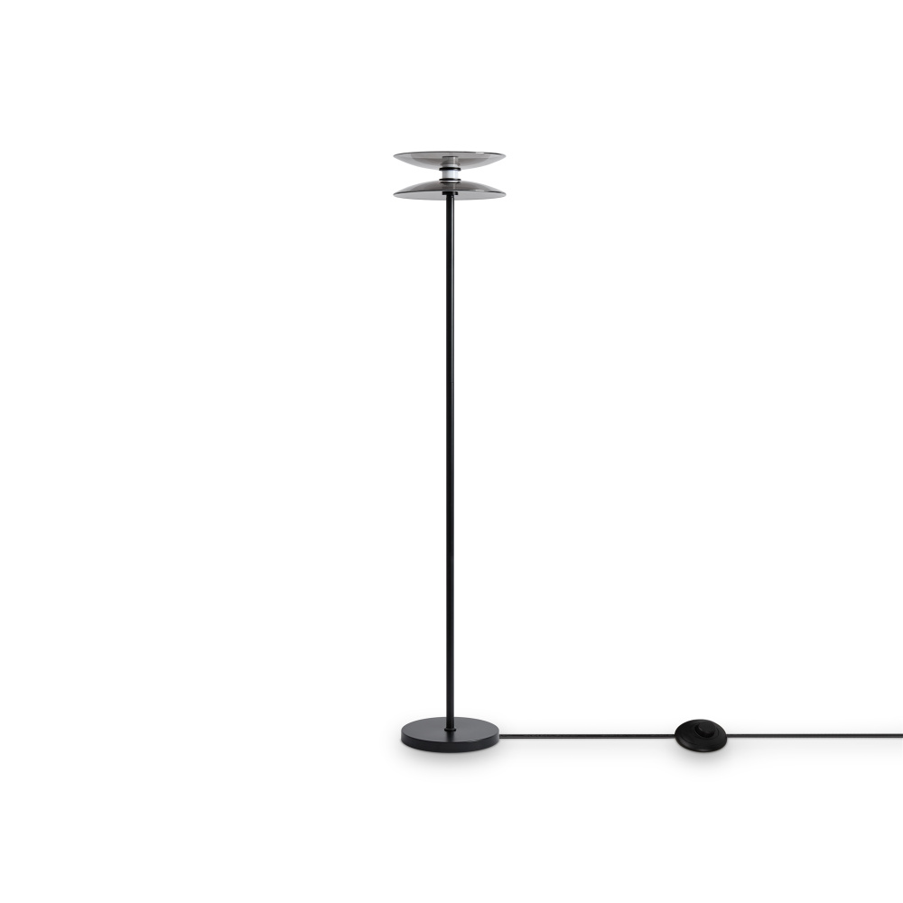 Торшер 144-144 см, LED*7W, 3000K, Freya Tower FR5537FL-L7B, Черный