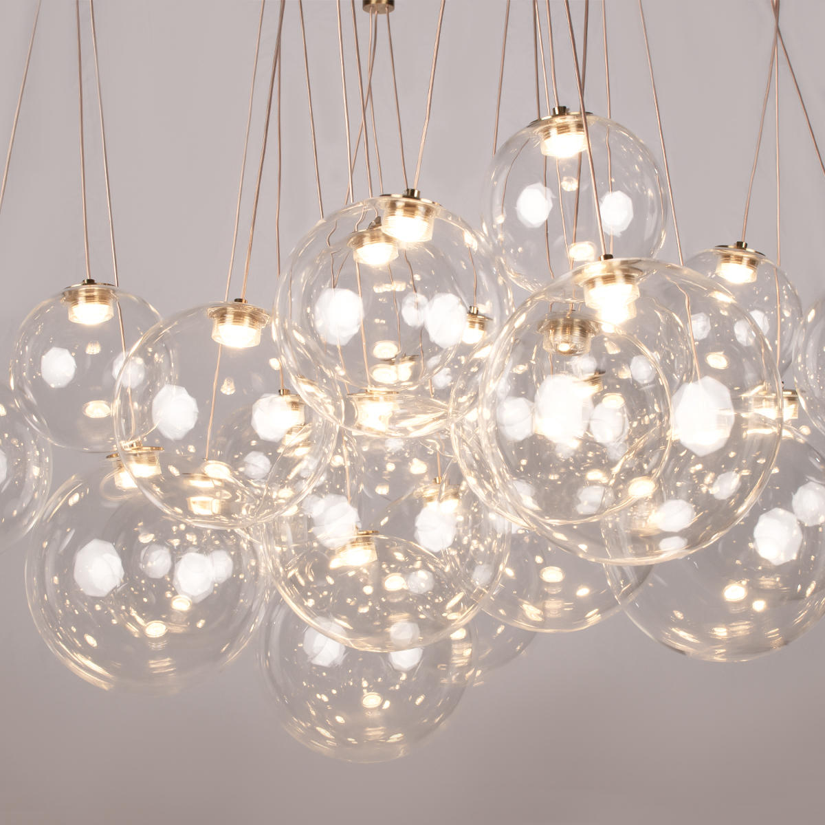 Подвесной светильник 80*66 см, 24*LED*5W 3000K LOFT IT Pop it 10270/S24 золото