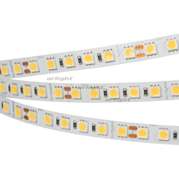 Лента RT-B96-10mm 24V Warm3000 (23 W/m, IP20, 5060, 5m) (Arlight, Открытый) 028606(2). Цена указана за 5 метров. Продается кратно 5 метрам.