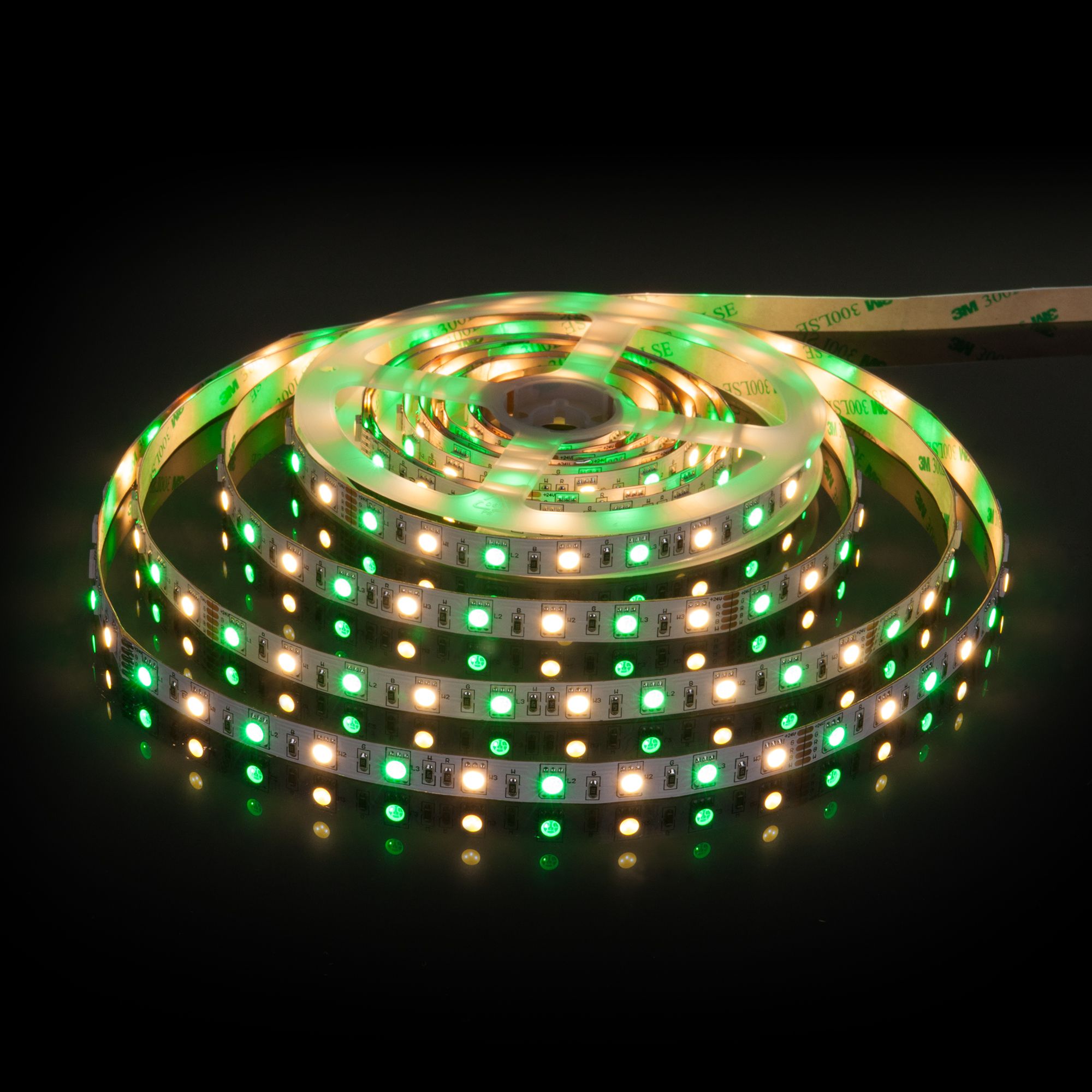 Светодиодная лента Лента светодиодная 24V 14,4W 60Led 5050+5050 IP20 MIX RGB/теплый белый, 5м Elektrostandard