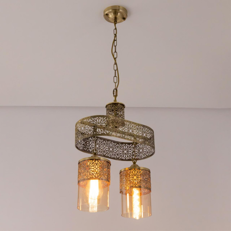 Люстра подвесная Citilux Эмир CL467223 бронза 36*20*48