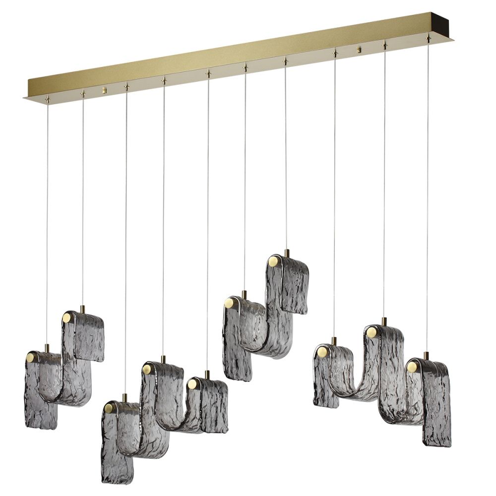 Светильник 125 см, 52W, 4000K, ODEON LIGHT 5106/52L, золотой брашинг