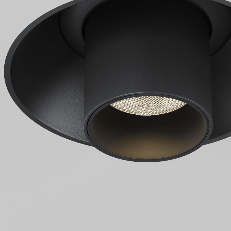 Встраиваемый светильник 3*3*21,6 см, LED, 7W, 3000К, Maytoni Technical Focus T C140TRS-L200-7W3K-B черный