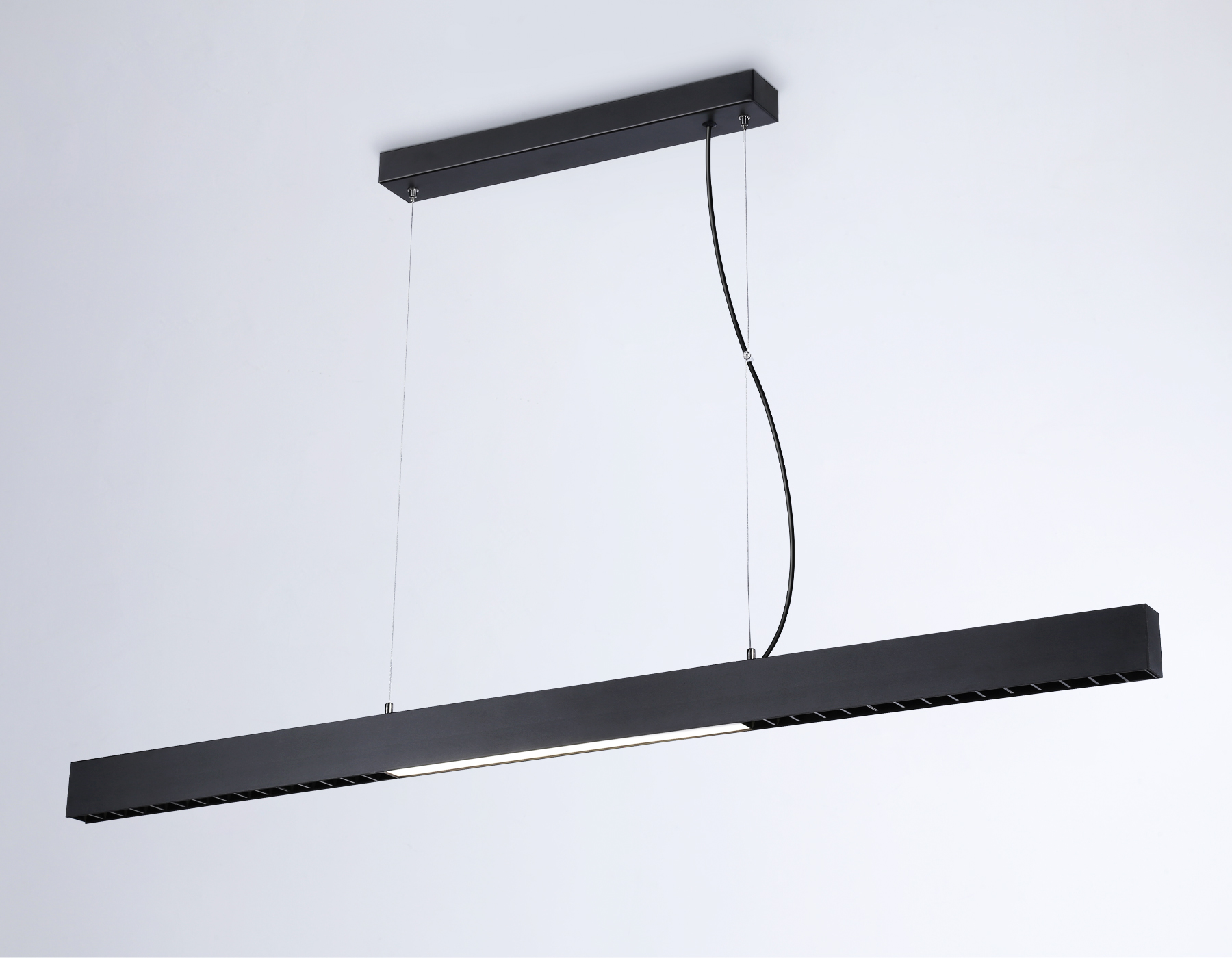 Светильник подвесной 120*3,5*7*130,5 см,  48W, 4200К, черный Ambrella Comfort LineTech FL5966