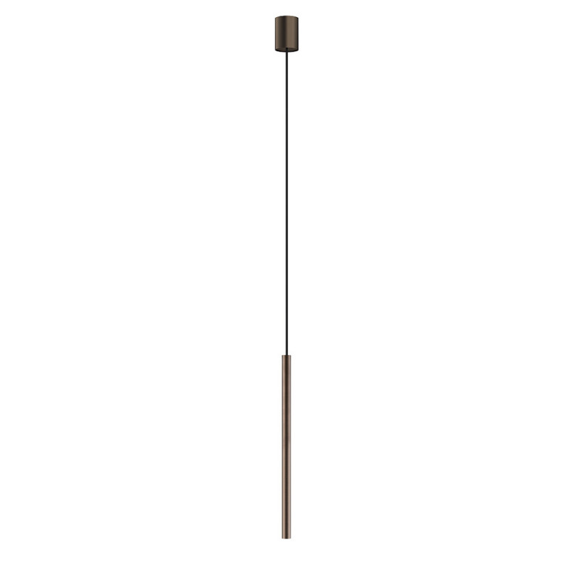 Подвесной светильник 5,5*130 см, 1*G9, 10W, Nowodvorski Laser 490 10451, коричневый