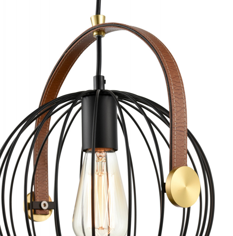 Подвесной светильник  25*153 см, 1*E27 черный, золото Vele Luce Pasquale VL6252P01