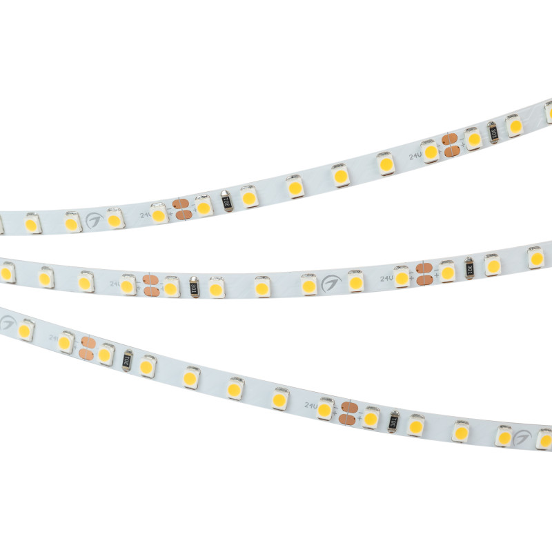 Лента RT 2-5000 24V Cool 15K 5mm 2x (3528, 600 LED, LUX) (Arlight, 9.6 Вт/м, IP20) 015661(B). Цена указана за 5 метров. Продается кратно 5 метрам.