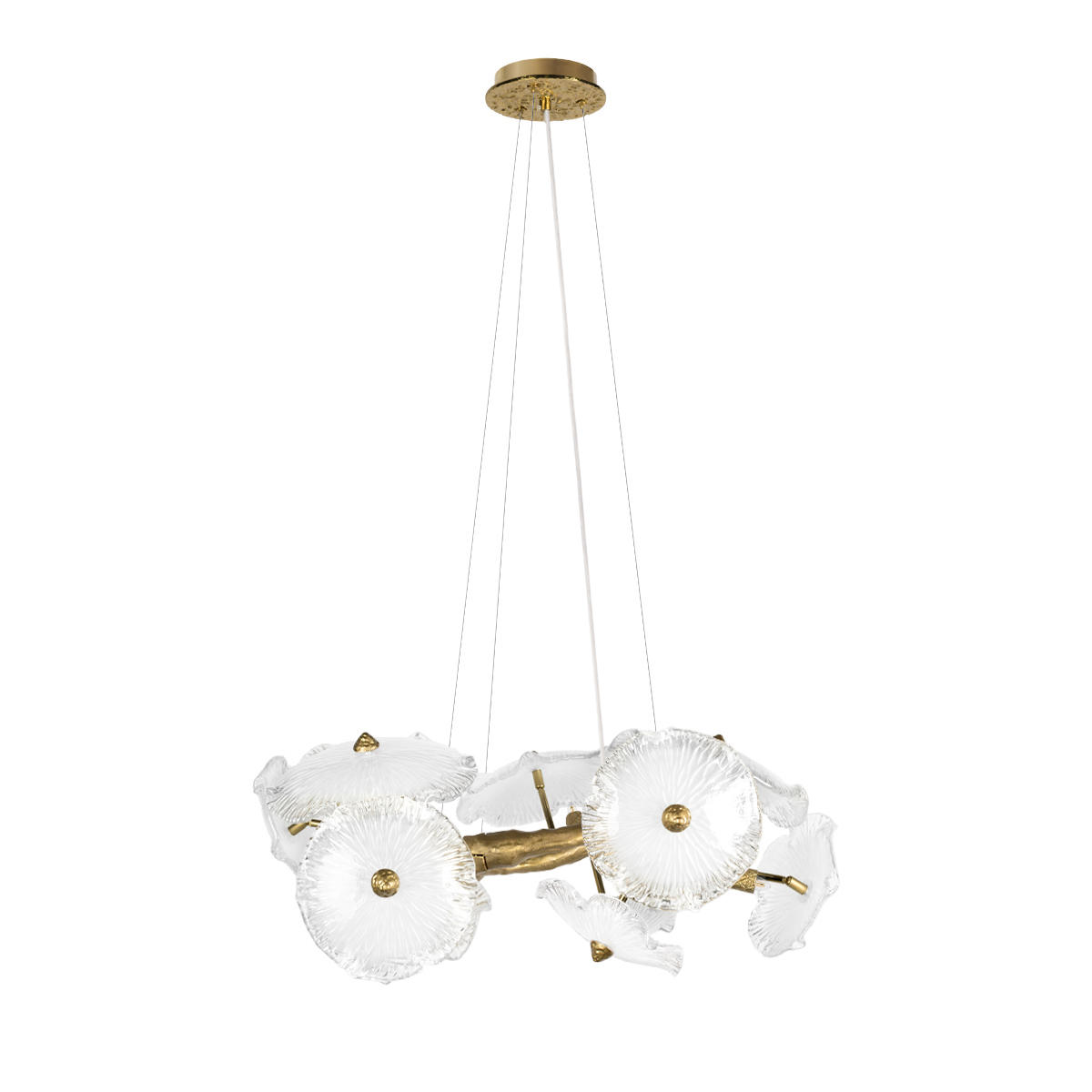 Подвесная люстра 65 см, Loft IT Bloom 10352/650 AB, бронза