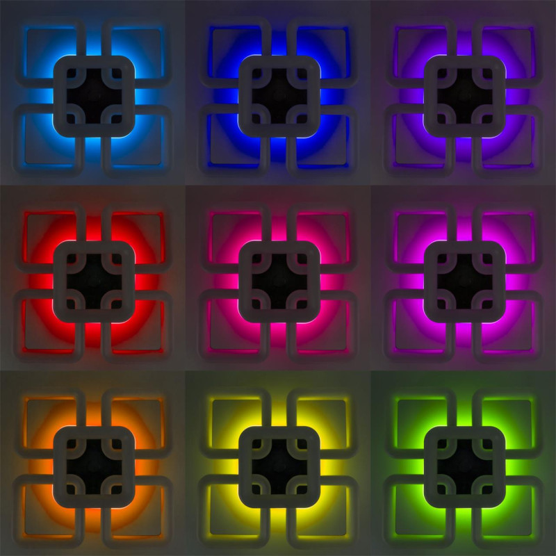 Светильник 55 см, 105W, 3000-5500K с Алисой Citilux Паркер Смарт CL225A255E, коричневый-кофе