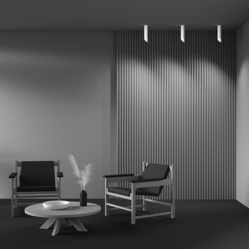 Светильник 6 см, Technical C044CL-01-25GU10-W, белый-золото