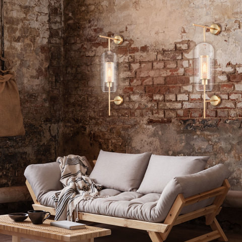 Бра 21*15*78 см, 1*E27 латунь Vele Luce Coro VL5524W21