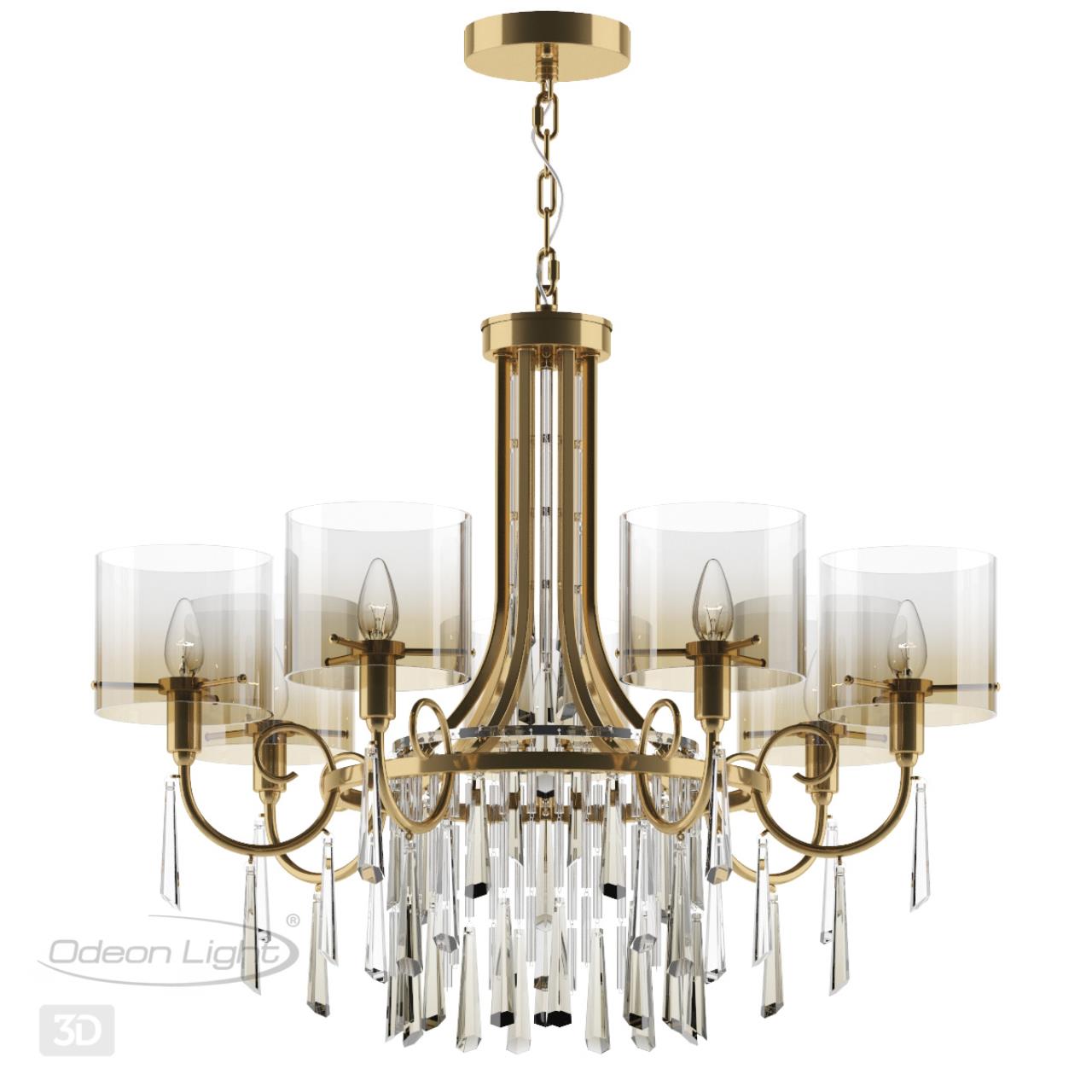 Светильник 71 см, Odeon Light Nicole 4886/7, бронза