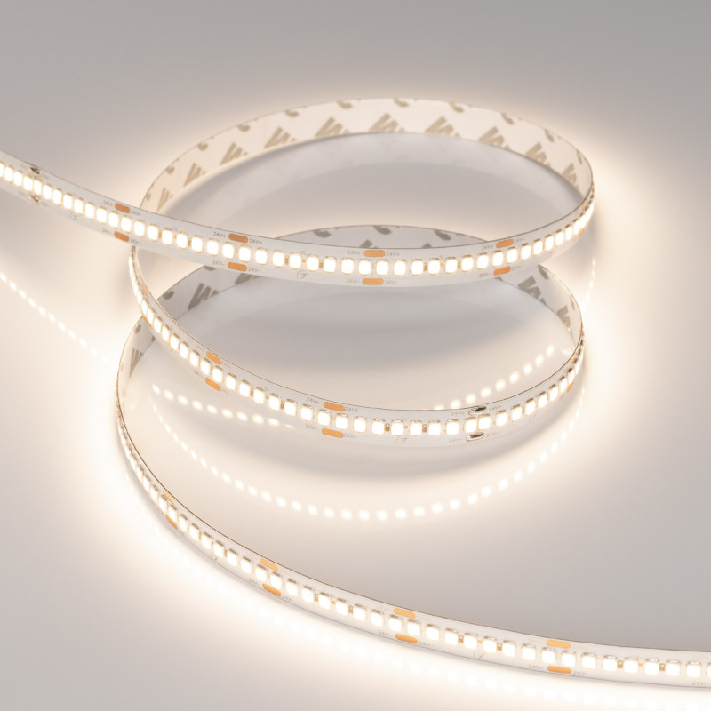 Лента RT-A240-10mm 24V Warm3500 (22 W/m, IP20, 2835, 5m) (Arlight, высок.эфф.150 лм/Вт) 038744. Цена указана за 5 метров. Продается кратно 5 метрам.