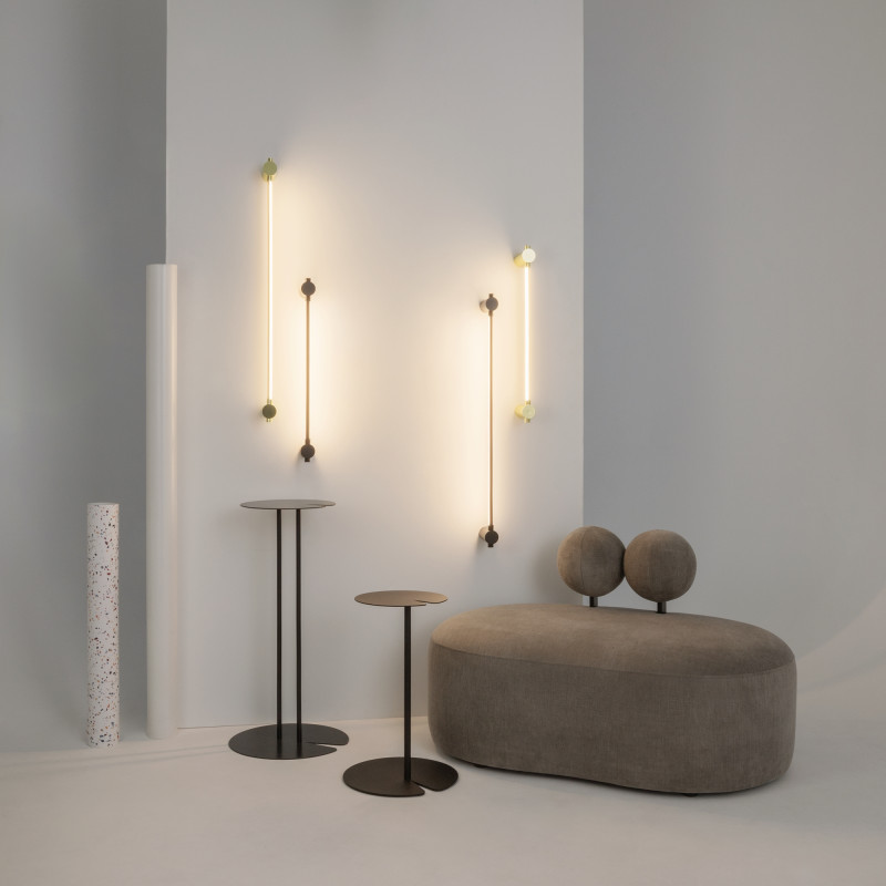 Светодиодный светильник 90 см, 8W, 3000K, Maytoni Rotta MOD413WL-L8B3K, черный