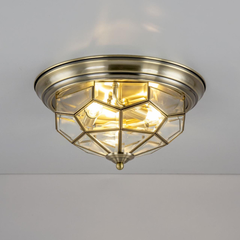 Потолочный светильник Citilux Витра-1 CL442530 бронза, диаметр 40 см