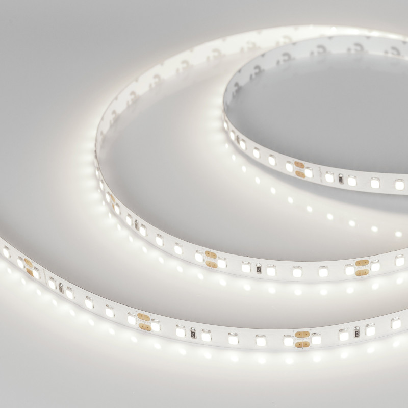Лента RT-A120-8mm 24V Day5000 (14.4 W/m, IP20, 2835, 5m) (Arlight, Открытый) 028283(2). Цена указана за 5 метров. Продается кратно 5 метрам.
