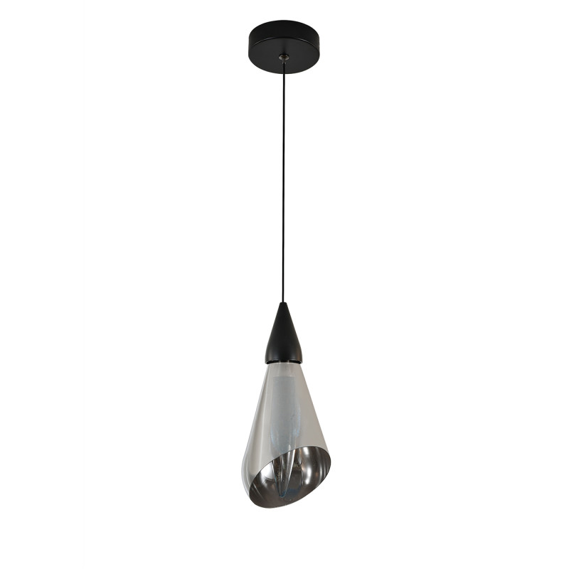 Подвесной светильник 10,8*10,8*178,5 см, LED, 3W, 4000К, Indigo RIFLESSO V000110L черный, 11049/1P Black