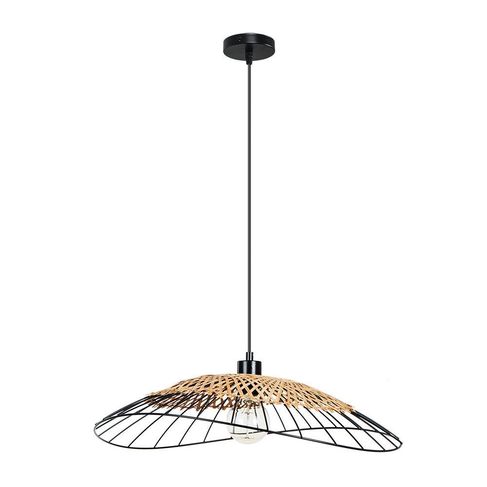 Подвесной светильник 55 см, Arte Lamp Woodstock A7061SP-1BK, черный