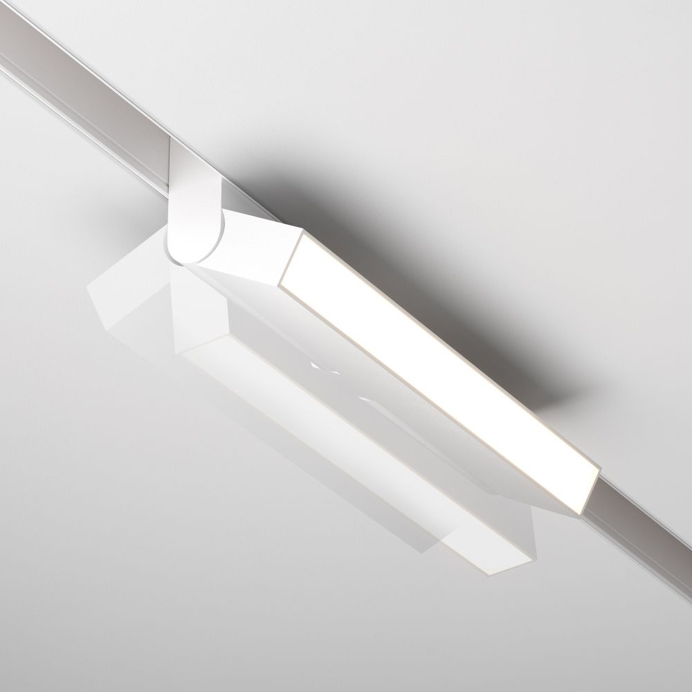 Трековый светильник 22,1*2,3*-10,8 см, *LED*12W, 2700-6000K, Maytoni technical Dim Smart Zigbee EXILITY TR036-4-12WTW-DSZ-W, Белый