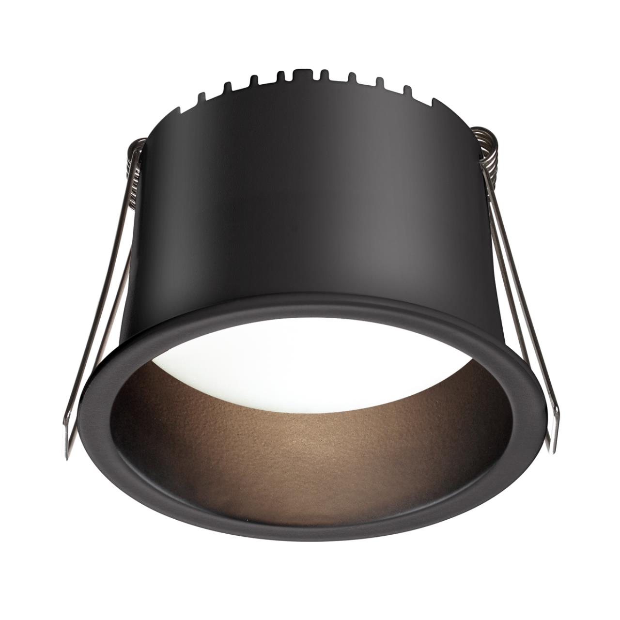 Светильник встраиваемый светодиодный 8,6*8,6* см, LED 9W*3000 К, Novotech Spot Tran, черный, 359235