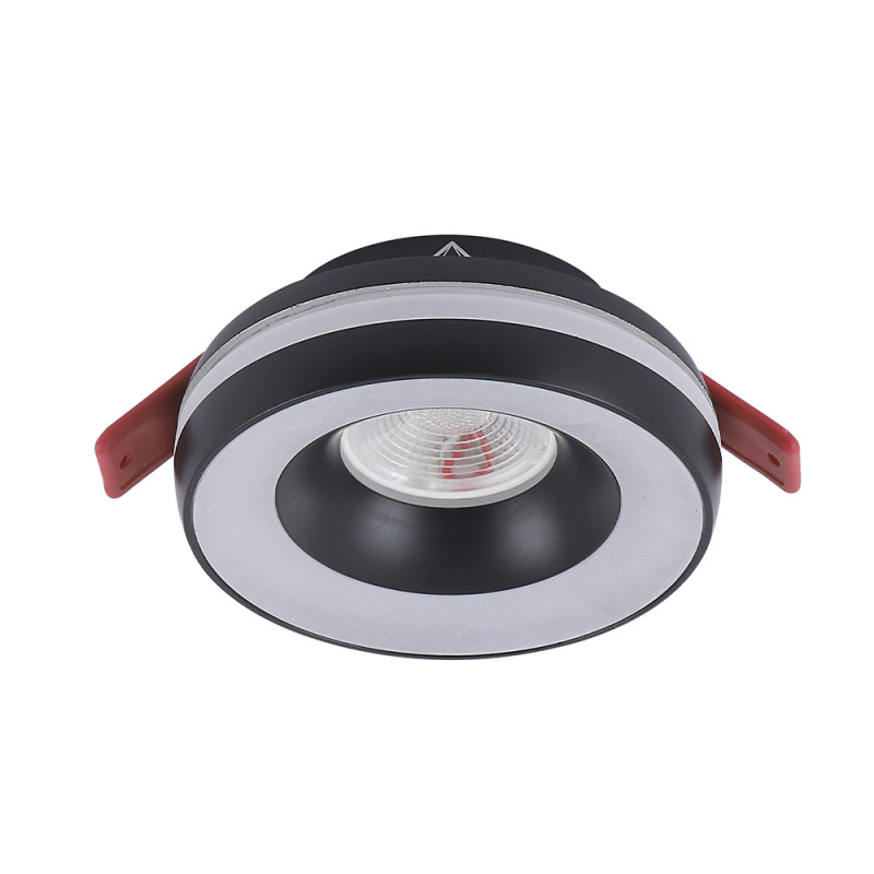 Светильник встраиваемый 9,5*3,5 см, 1*GU10*50W черный Crystal Lux CLT 064C1 BL