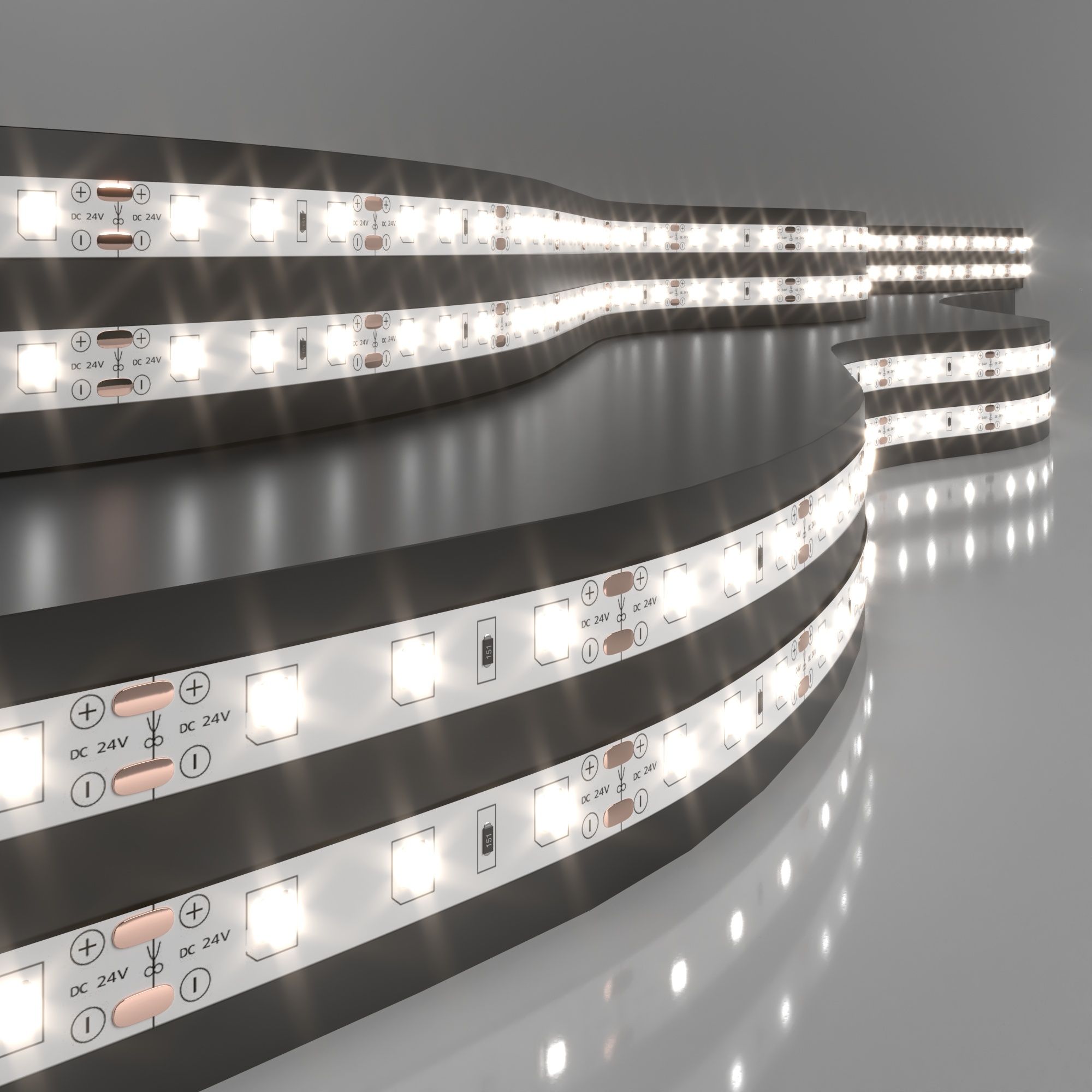 Светодиодная лента Лента светодиодная 24V 4,8W 60Led 2835 IP20 дневной белый, 5м Elektrostandard