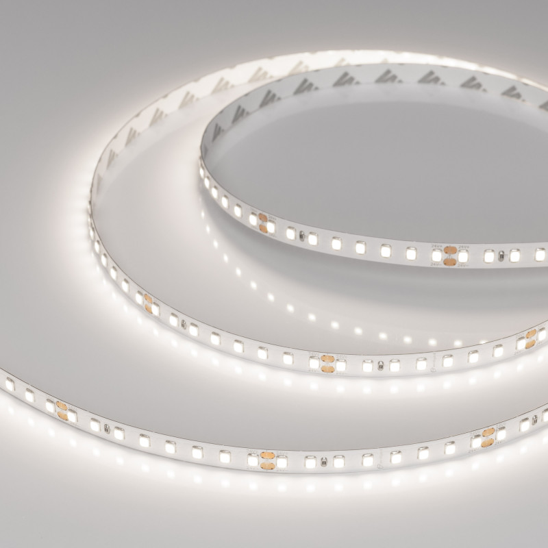 Лента RT-A128-8mm 24V Day5000 (9.6 W/m, IP20, 2835, 5m) (Arlight, высок.эфф.150 лм/Вт) 038756. Цена указана за 5 метров. Продается кратно 5 метрам.