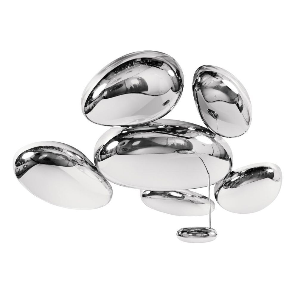 Потолочный светильник 142 см, 7W, 3000K, LOFT IT Skydro 10477L, хром