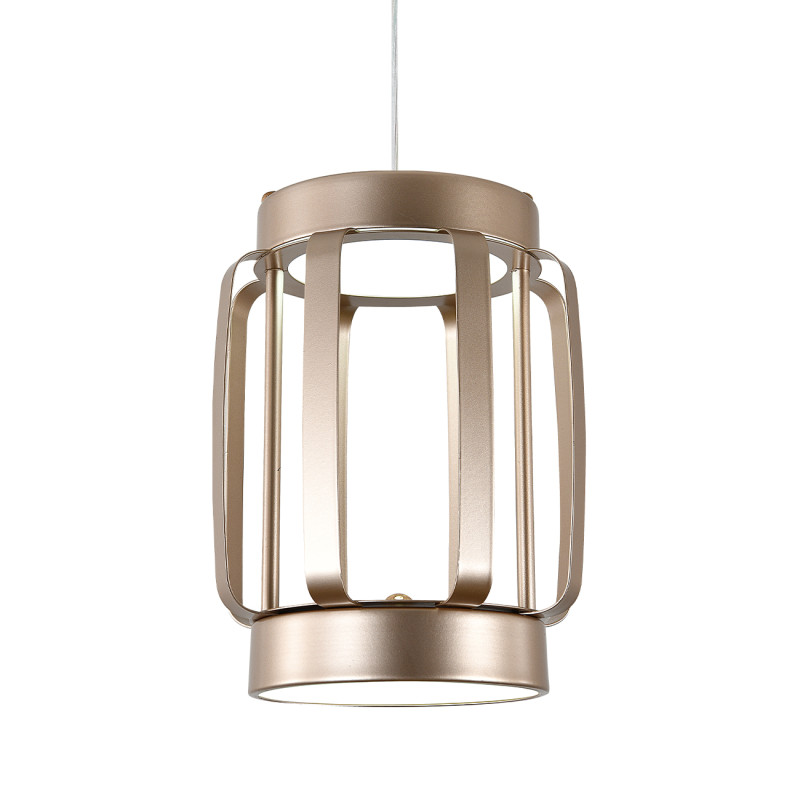 Подвесной светильник 88,6*16*150 см, LED, 70W, 3000К-6000K, Indigo CAPSULA V000156L золотой, 14027/6P Gold
