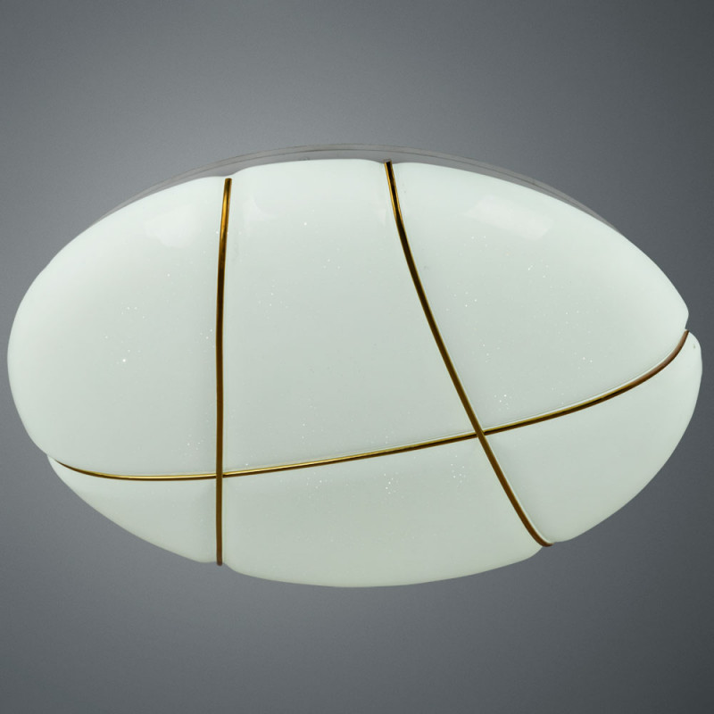 Светильник 48 см, 72W, 2700-7000K Arte Lamp Biscotti A2677PL-72GO, белый-золото