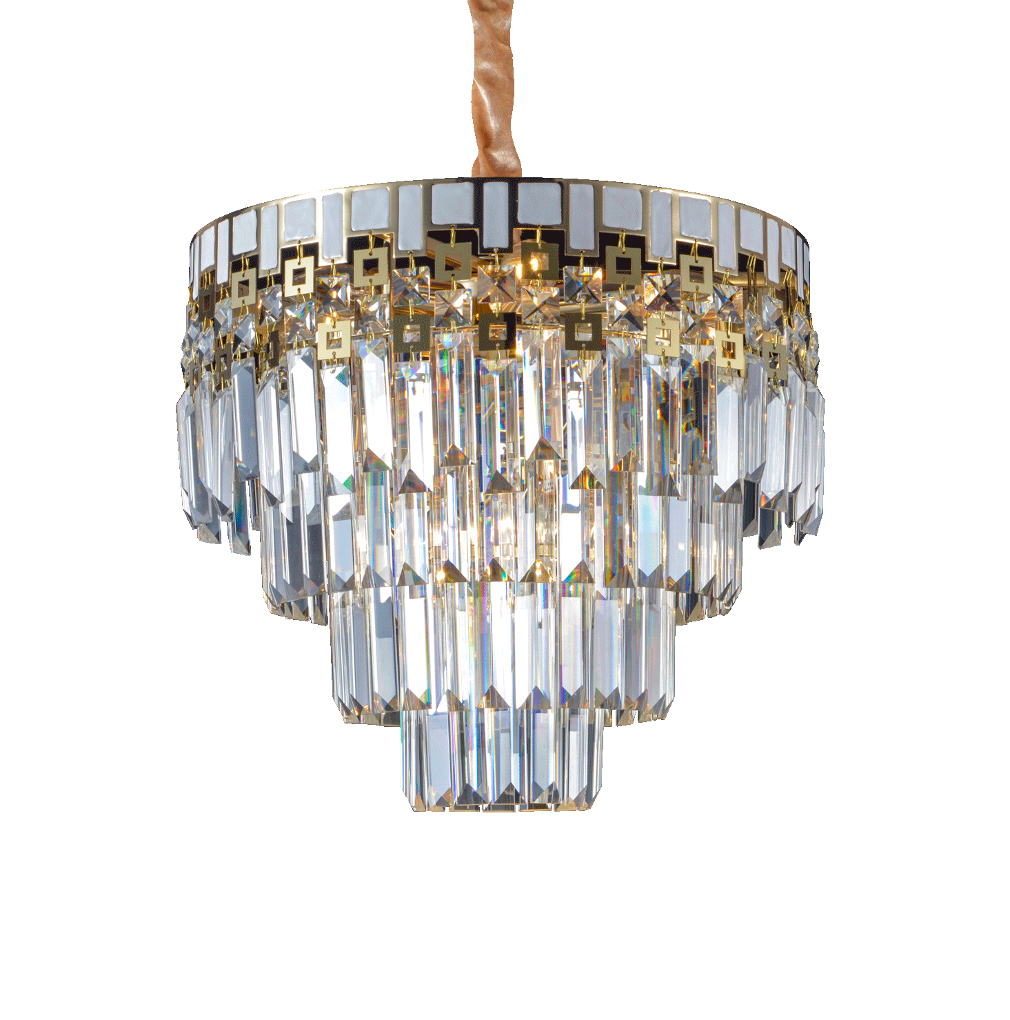 Люстра  430*370, 9*E14, 40W NewRgy Cristallo 5275E/6+3A FGD+CL, FGD+CL