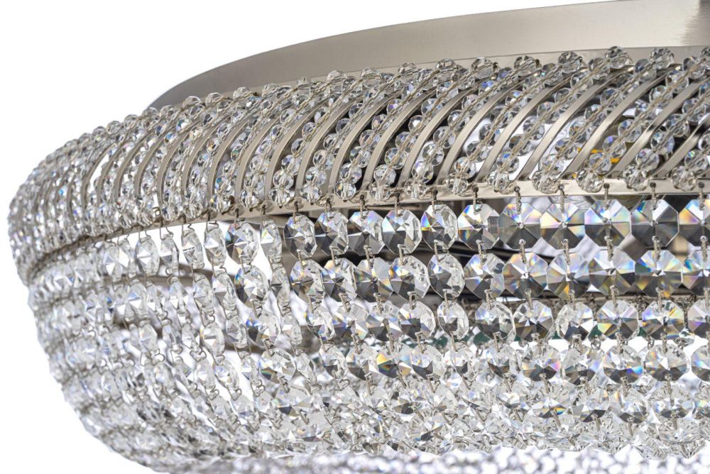 Люстра *80*15 см, 8*E27*60W, Dio D`arte Bari Nickel Bari E 1.4.80.100 N, Матовый никель