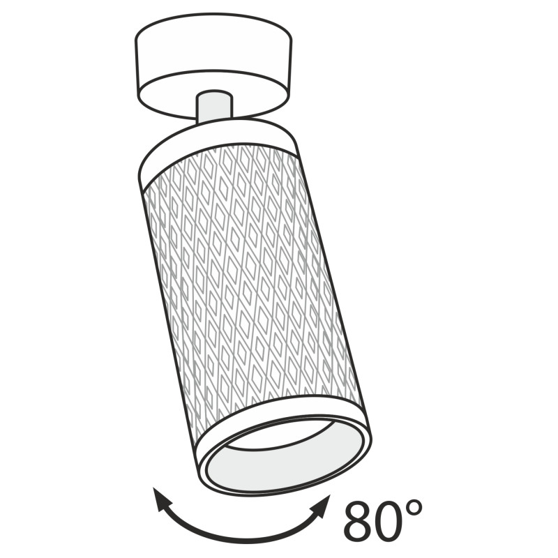 Спот Maytoni 6*10 см, GU10, 2-3 м2 Alfa C034CL-01W белый