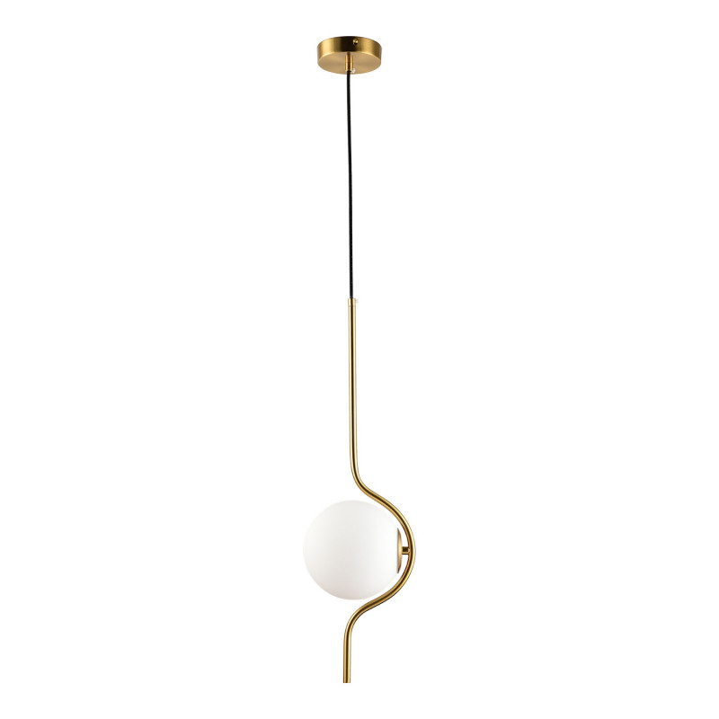 Подвесной светильник Lussole LSP-8589, 18*70 см, матовое золото