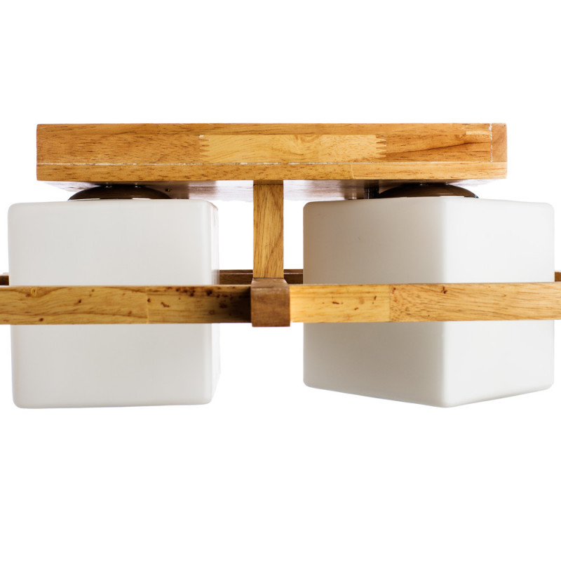 Потолочная люстра Arte Lamp A8252PL-4BR, 52*52 см, светлое дерево