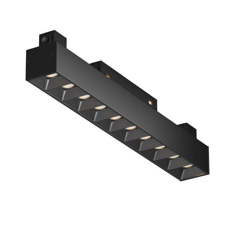Светодиодный светильник 27 см, 20W, 3000K Maytoni Points S35 TR014-2-20W3K-B, 3000K, черный трековый